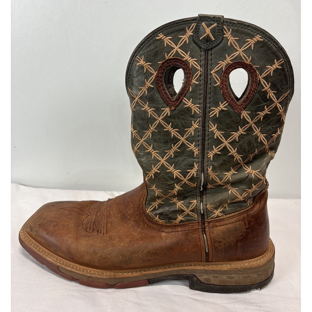 Twisted X 12" Work Boot Cellstretch MXB0005 Nano Toe Sz 13D *No Insoles* READ